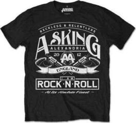 Camiseta de manga corta Asking Alexandria Rock 'n Roll Black S Camiseta de manga corta
