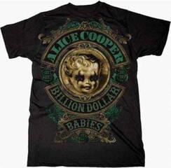 T-Shirt Alice Cooper Billion Dollar Baby Crest Black L T-Shirt