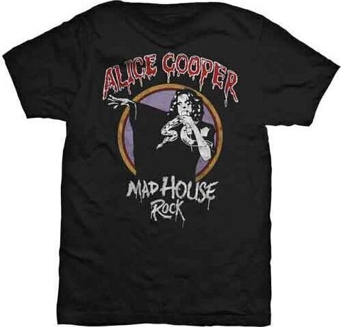 T-shirt Alice Cooper Mad House Rock Black S T-shirt