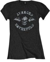Skjorte Avenged Sevenfold Death Bat (Embellished) Black L Dame Skjorte