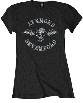 Skjorte Avenged Sevenfold Death Bat (Embellished) Black L Dame Skjorte - 1
