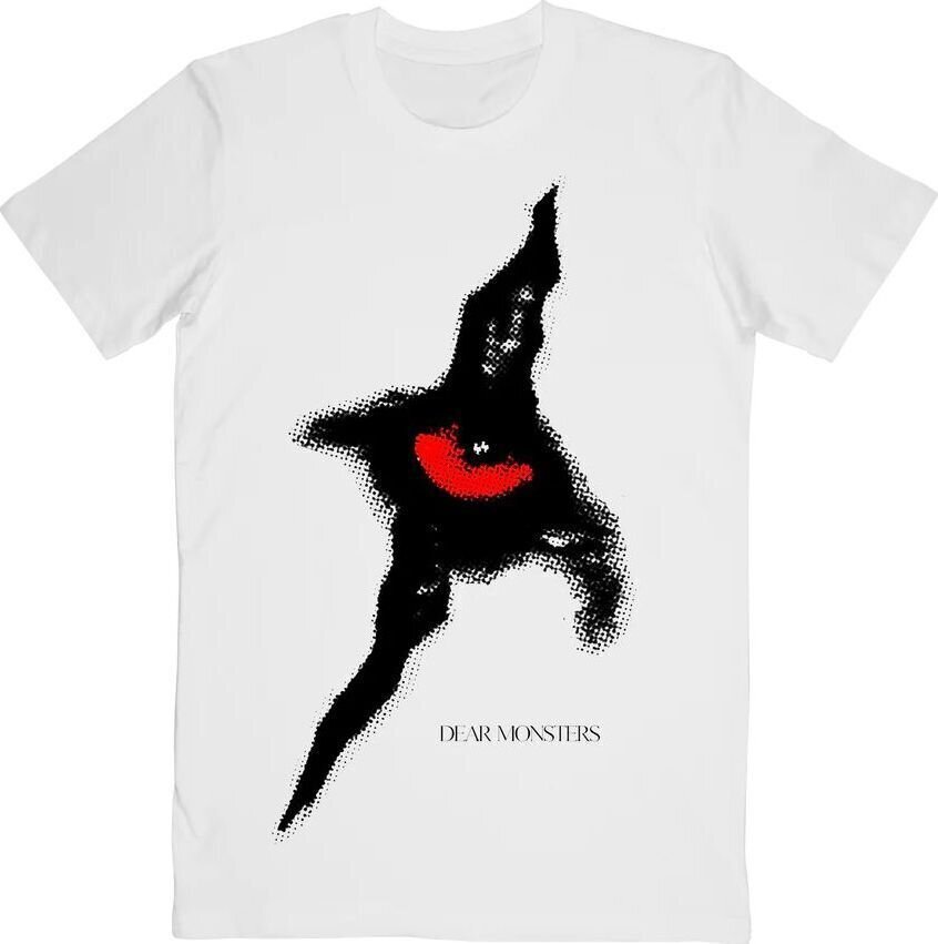 T-shirt Bad Wolves Dear Monsters Eye & Logo (Back Print) White 2XL T-shirt