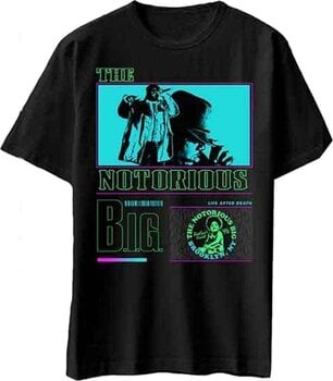 T-Shirt Notorious B.I.G. Life After Death Neon Black L T-Shirt - 1