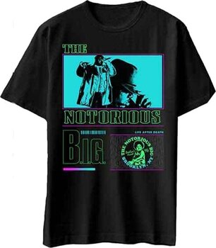 T-Shirt Notorious B.I.G. Life After Death Neon Black 2XL T-Shirt - 1
