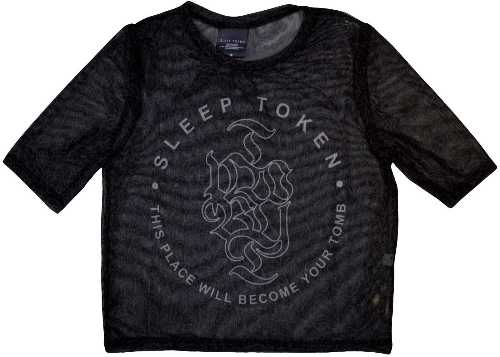 T-Shirt Sleep Token Tomb Mesh Black 2XL Ladies T-Shirt