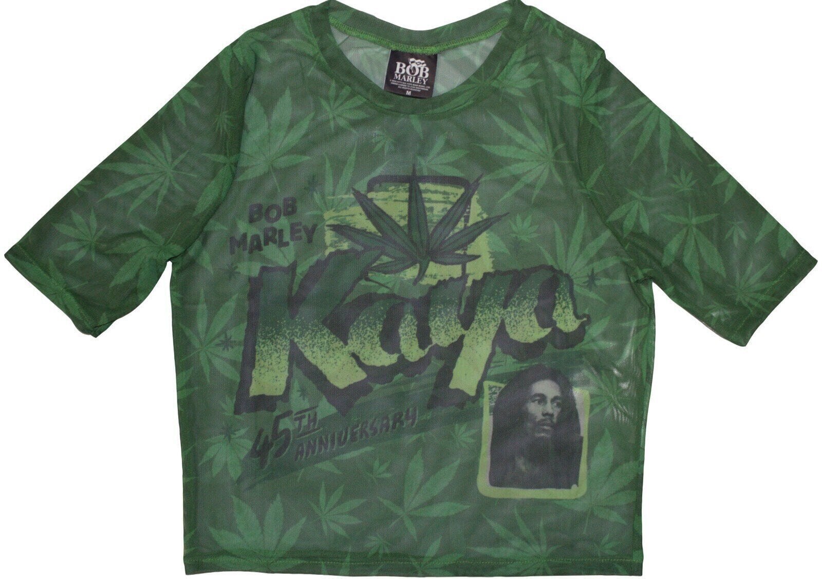 Koszulka Bob Marley Kaya (Mesh) Green XS Damskie Koszulka