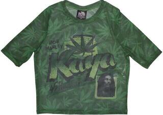 T-Shirt Bob Marley Kaya (Mesh) Green M Ladies T-Shirt