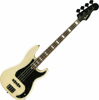 Baixo de 4 cordas Fender Duff McKagan Deluxe Precision Bass RW White Pearl - 1