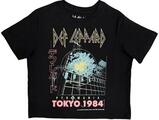 Def Leppard Tokyo Black S Femme T-shirt