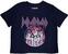 T-Shirt Def Leppard Pyro Tour (Back Print) Navy Blue S Ladies T-Shirt