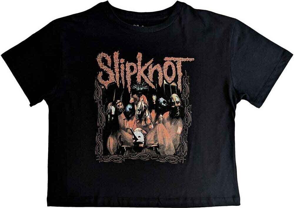 Skjorte Slipknot Band Frame (Back Print) Black XL Dame Skjorte