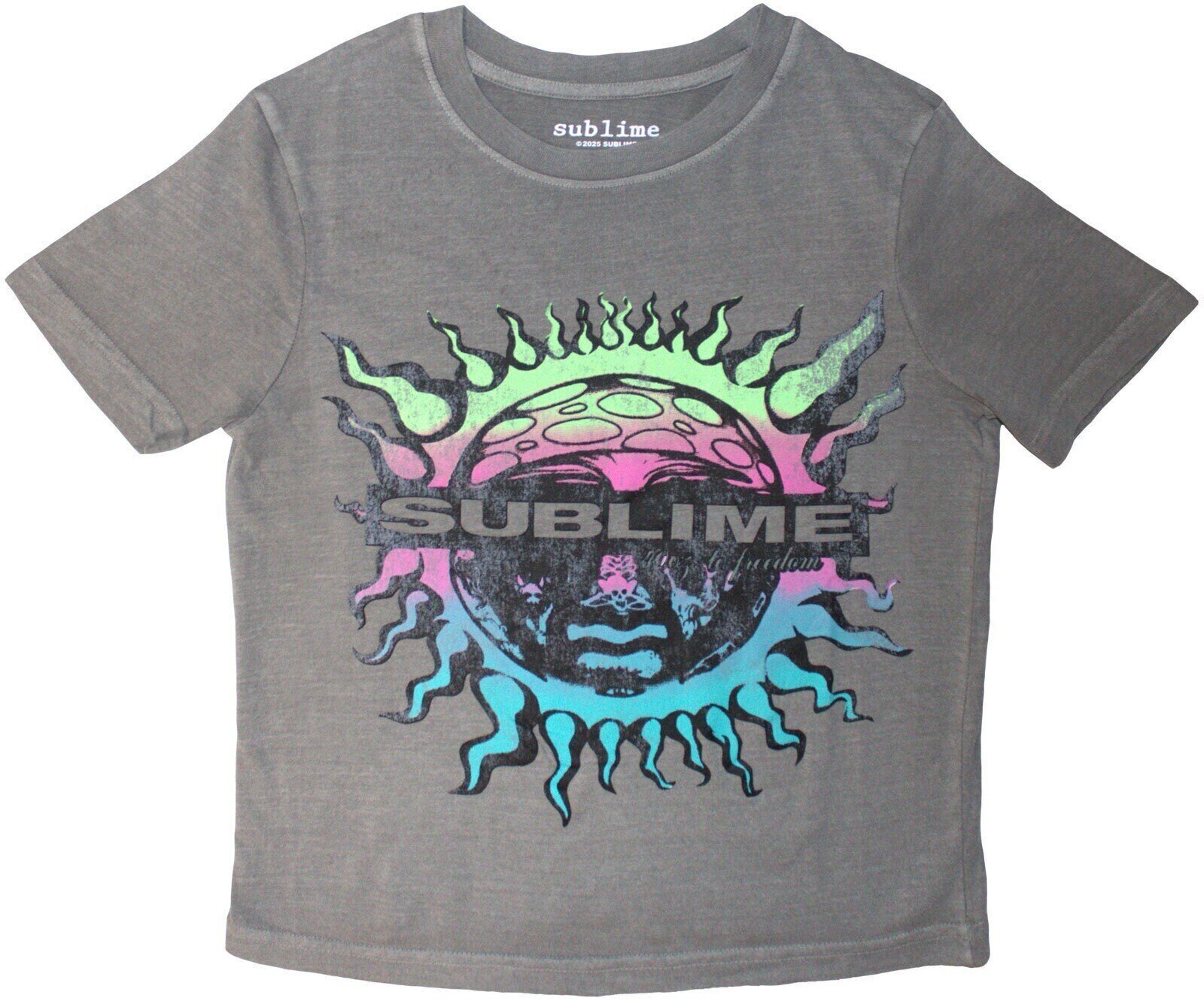 T-shirt Sublime Gradient Sun Grey 2XL Feminino T-shirt