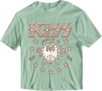 Camiseta de manga corta Kiss Spirit of '76 Verde S De mujer Camiseta de manga corta - 1