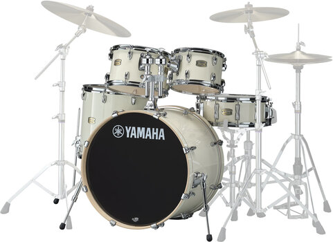Drumkit Yamaha SBP0F5 Stage Custom Classic White Drumkit - 1