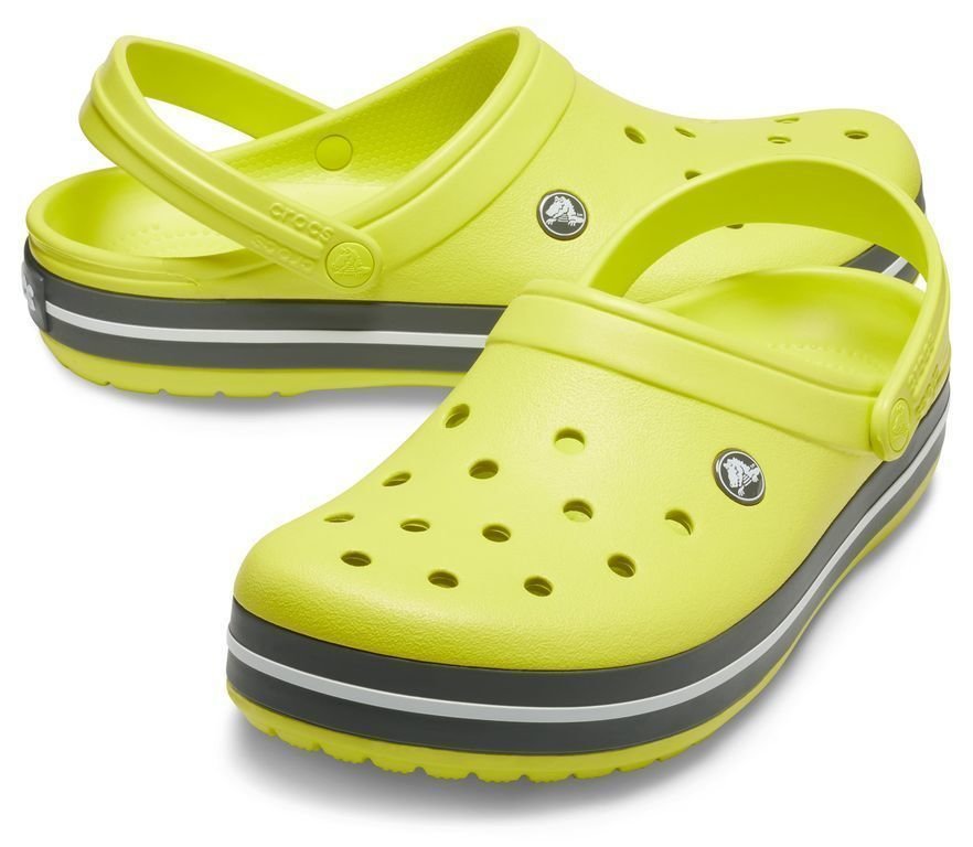 Unisex Schuhe Crocs Crocband Clog Citrus/Grey 43-44