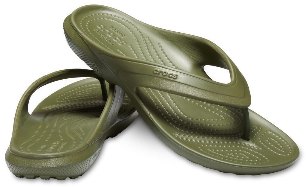 Buty żeglarskie unisex Crocs Classic Flip Army Green 42-43