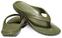 Purjehduskengät Crocs Classic Flip Army Green 41-42