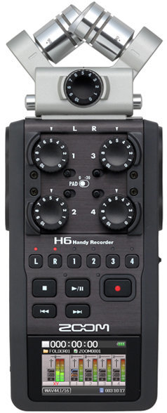 Bärbar digital inspelare Zoom H6 Recorder