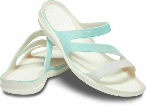 Pantofi de Navigatie Crocs Women's Swiftwater Seasonal Sandal Pool Ombre/White 34-35 - 1