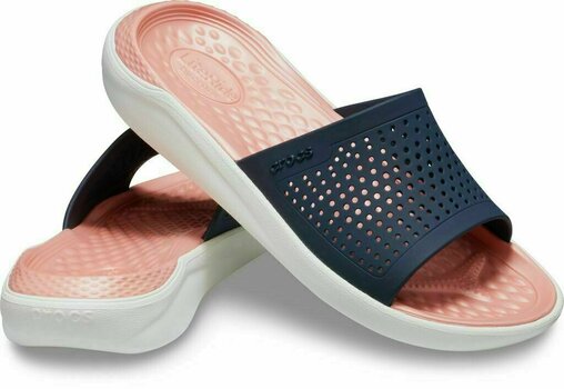 Unisex Schuhe Crocs LiteRide Slide Navy/Melon 41-42 - 1