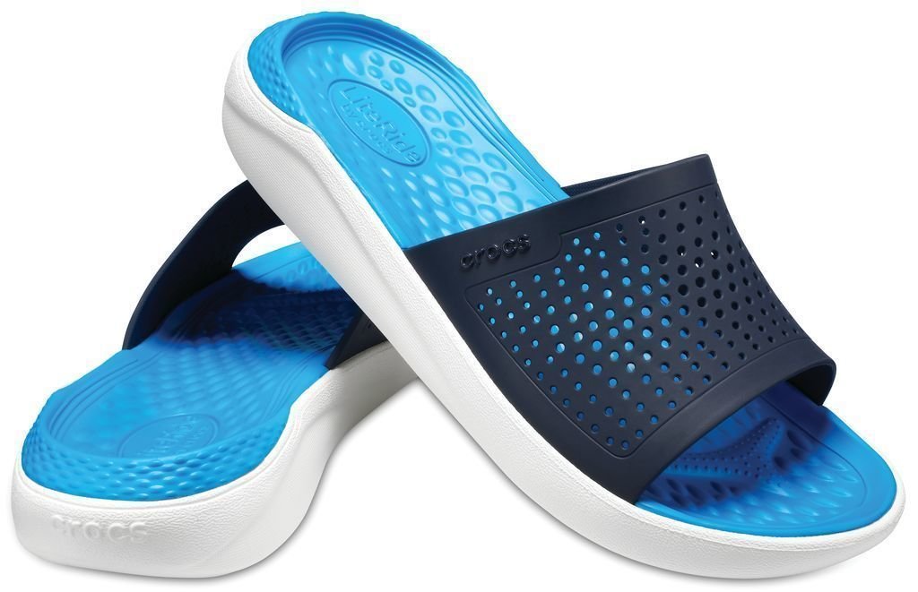 Унисекс обувки Crocs LiteRide Slide Navy/White 36-37