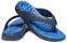Unisex Schuhe Crocs Reviva Flip Navy/Blue Jean 41-42