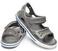 Buty żeglarskie dla dzieci Crocs Preschool Crocband II Sandal Slate Grey/Blue Jean 30-31