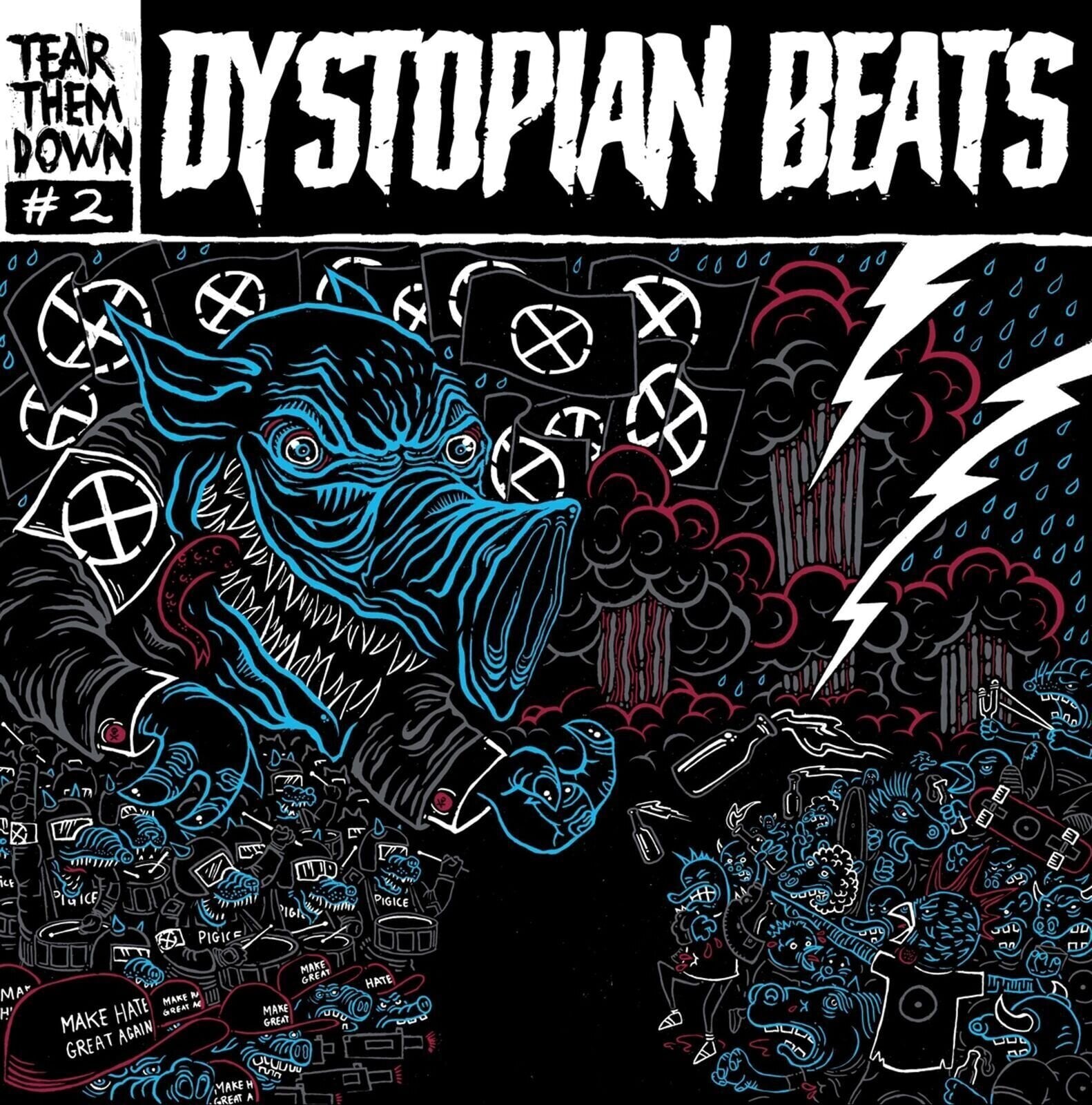 LP plošča Tear Them Down - Dystiopian Beats (LP)