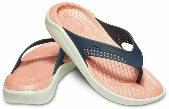 Unisex Schuhe Crocs LiteRide Flip Navy/Melon 36-37 - 1