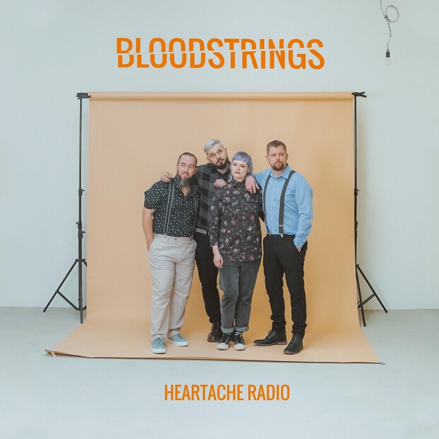 Disco de vinil The Bloodstrings - Heartache Radio (Orange Coloured) (LP)