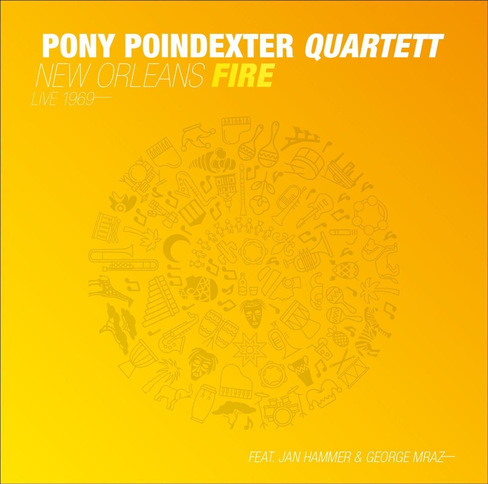 Disque vinyle Pony Poindexter Quartet & Jan Hammer & George Mraz - New Orleans Fire (Reissue) (LP)