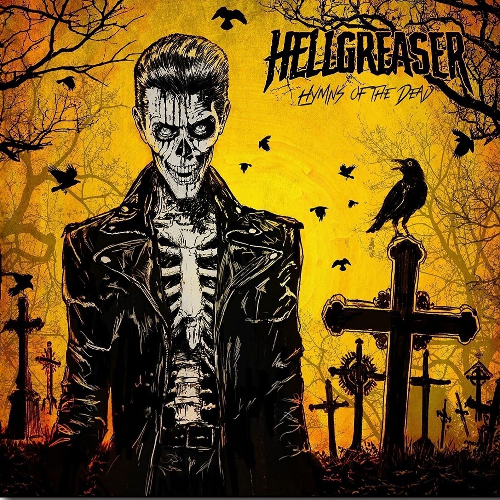 Disque vinyle Hellgreaser - Hymns Of The Dead (Limited Edition) (Red Coloured) (LP)