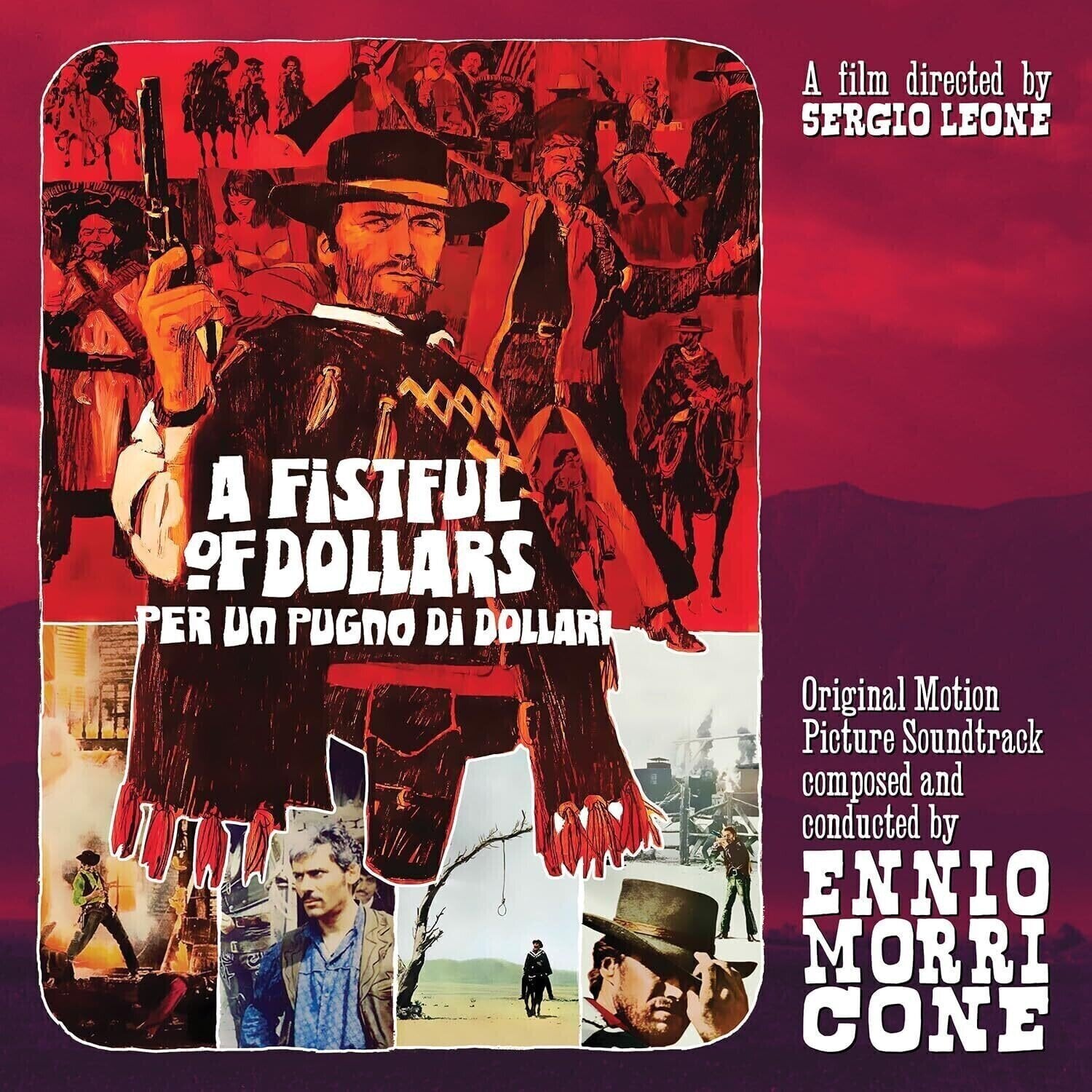 LP plošča Ennio Morricone - A Fistful Of Dollars = Per Un Pugno Di Dollari (Limited Edition) (Red Canyon Coloured) (LP)