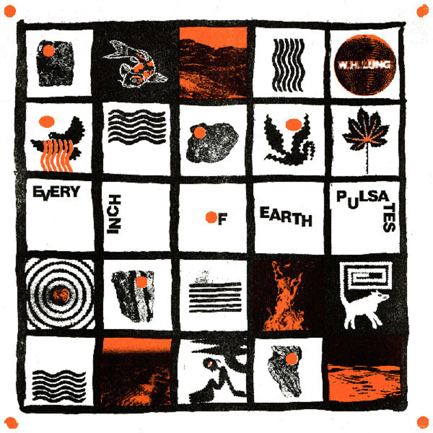 Disco de vinil W. H. Lung - Every Inch Of Earth Pulsates (Limited Edition) (Clear Coloured) (LP)