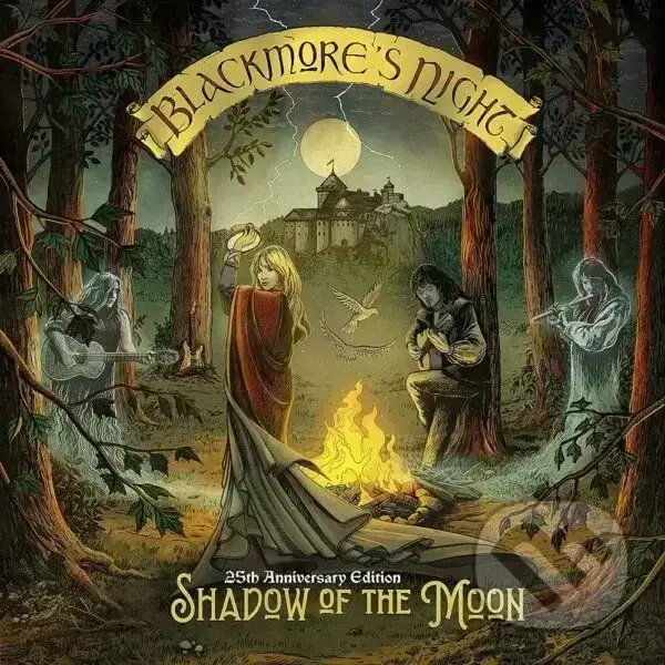 LP plošča Blackmore's Night - Shadow Of The Moon (Reissue) (Remastered) (Yellow/Black Marble Coloured) (2 LP + 7" Vinyl + DVD)