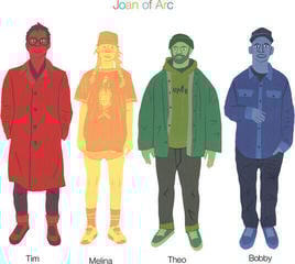 Vinyl Record Joan Of Arc - Tim Melina Theo Bobby (Limited Edition) (Sky Blue Coloured) (LP)