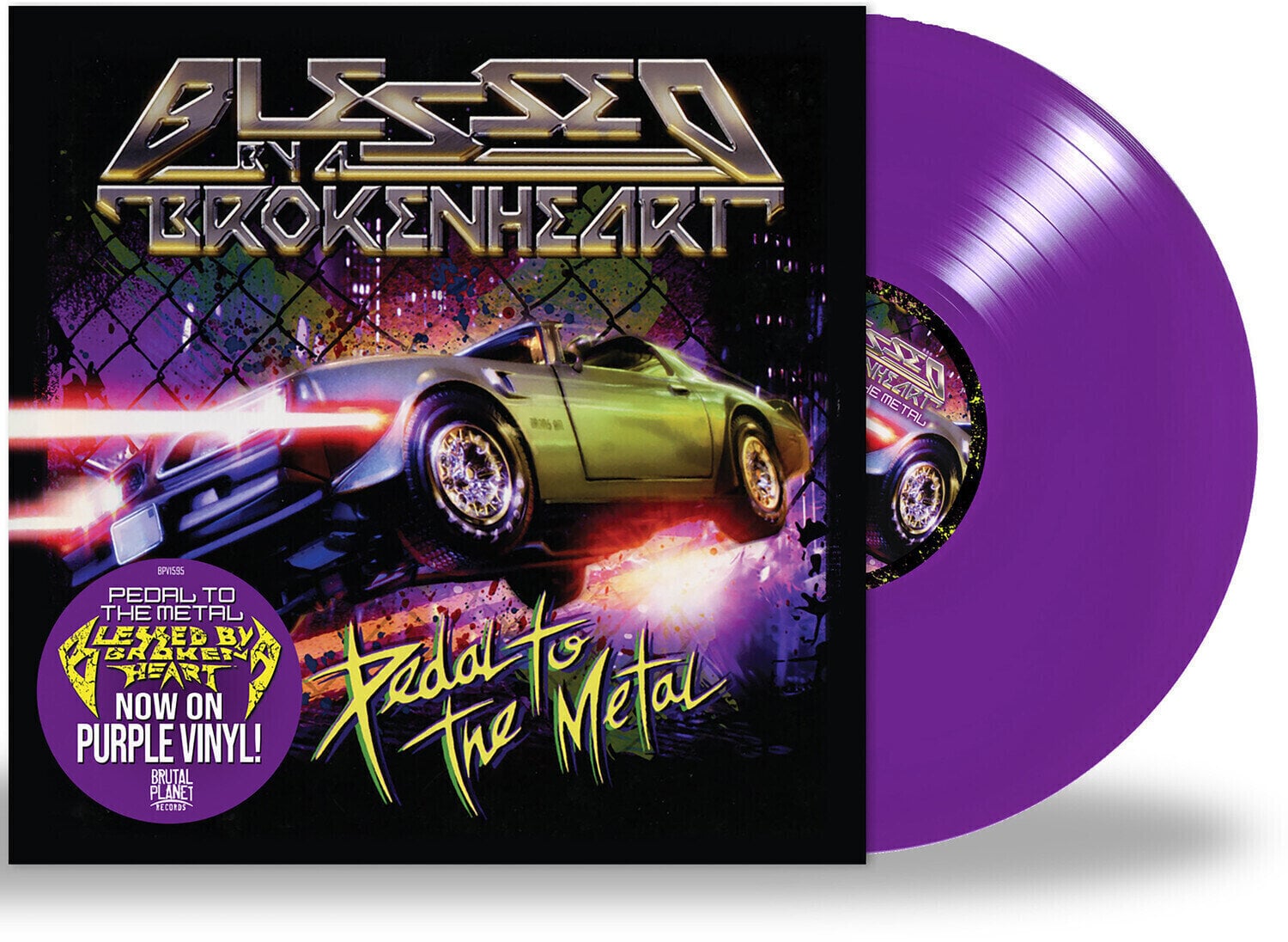 LP ploča Blessed By A Broken Heart - Pedal To The Metal (Limited Edition) (Purple Coloured) (LP)