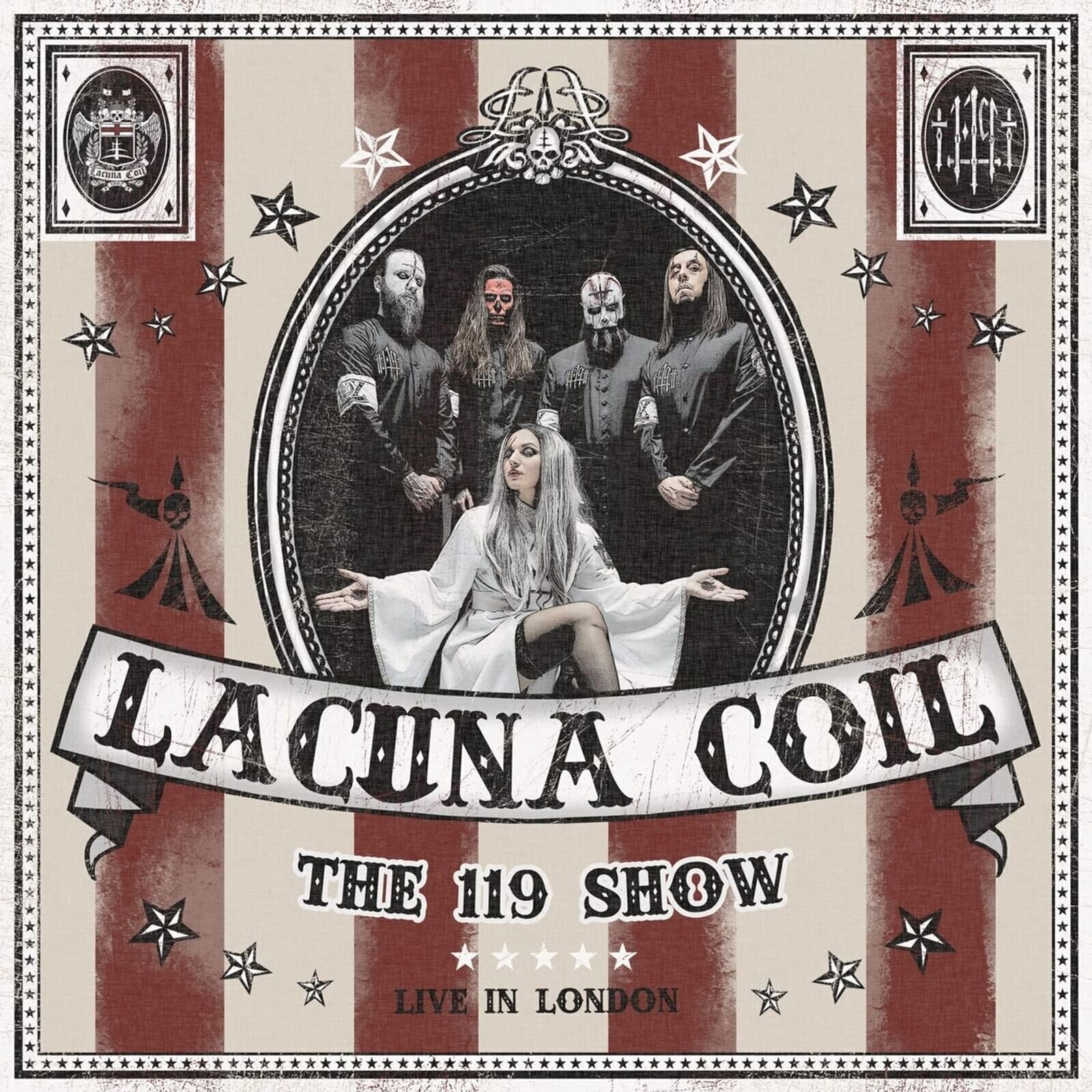 Disco de vinil Lacuna Coil - The 119 Show - Live In London (Limited Edition) (Gold Coloured) (3 LP)