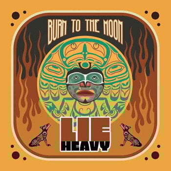 Disque vinyle Lie Heavy - Burn To The Moon (Limited Edition) (Green/Orange/White Coloured) (LP) - 1