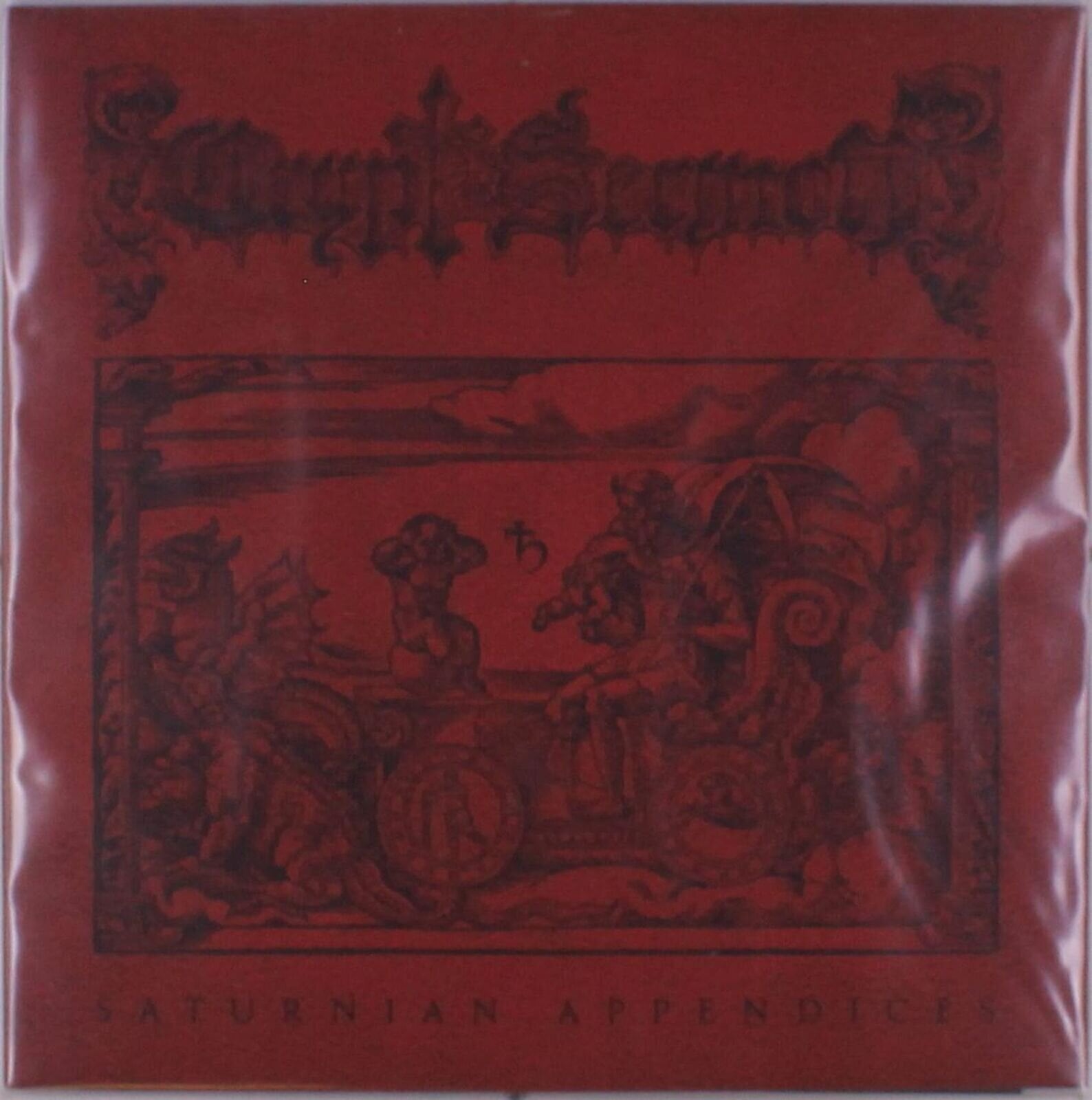 Vinylplate Crypt Sermon - Saturnian Appendices (Limited Edition) (Transparent Red Coloured) (EP)