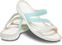 Zeilschoenen Dames Crocs Women's Swiftwater Seasonal Sandal Pool Ombre/White 41-42