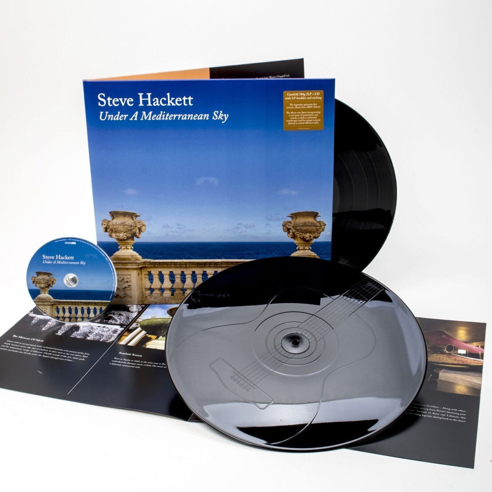 Disque vinyle Steve Hackett - Under A Mediterranean Sky (180 g) (2 LP + CD)