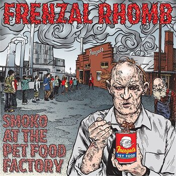 Vinyl Record Frenzal Rhomb - Smoko At The Pet Food Factory - Green Marble (Limited Edition) (LP) - 1
