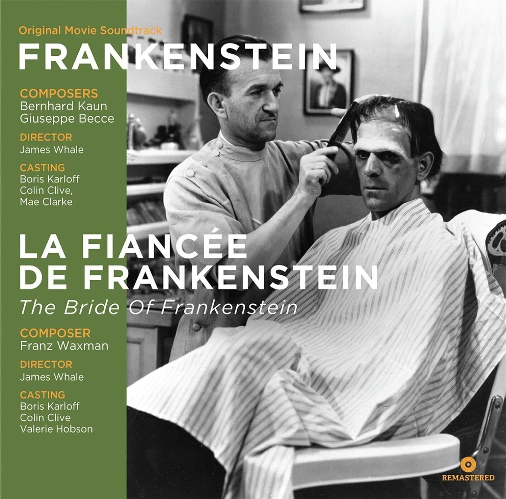 Vinylplate Bernhard Kaun & Giuseppe Becce & Franz Waxman - Frankenstein / La Fiancée De Frankenstein (Remastered) (LP)