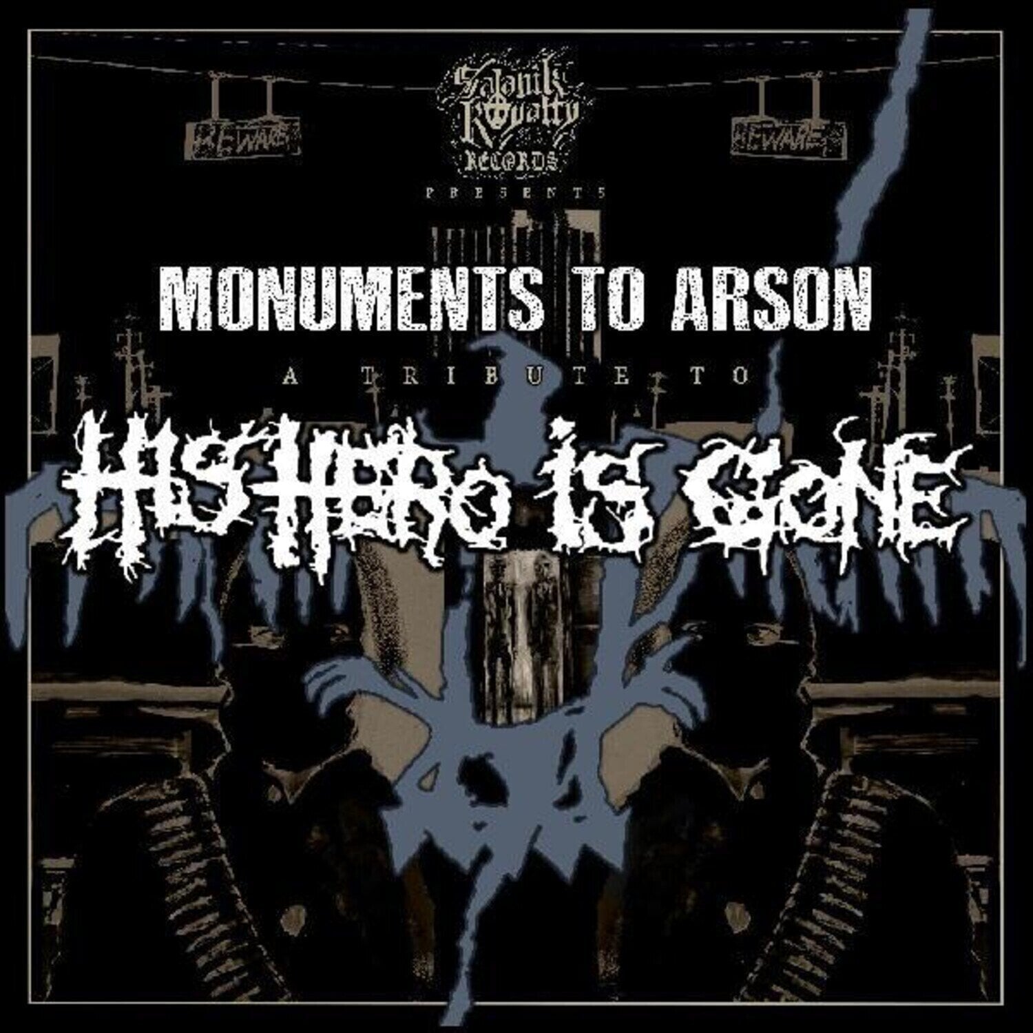 Vinylplate Various Artists - Monuments To Arson - A Tribute To His Hero Is Gone (LP)