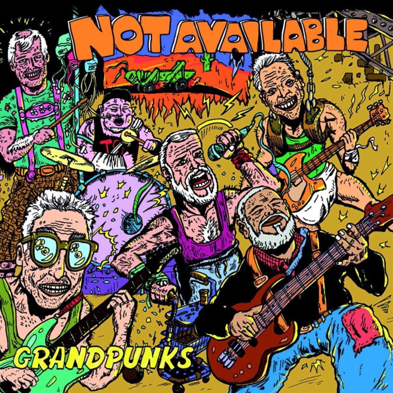 Vinylplate Not Available - Grandpunks (Reissue) (Blue Coloured) (LP)