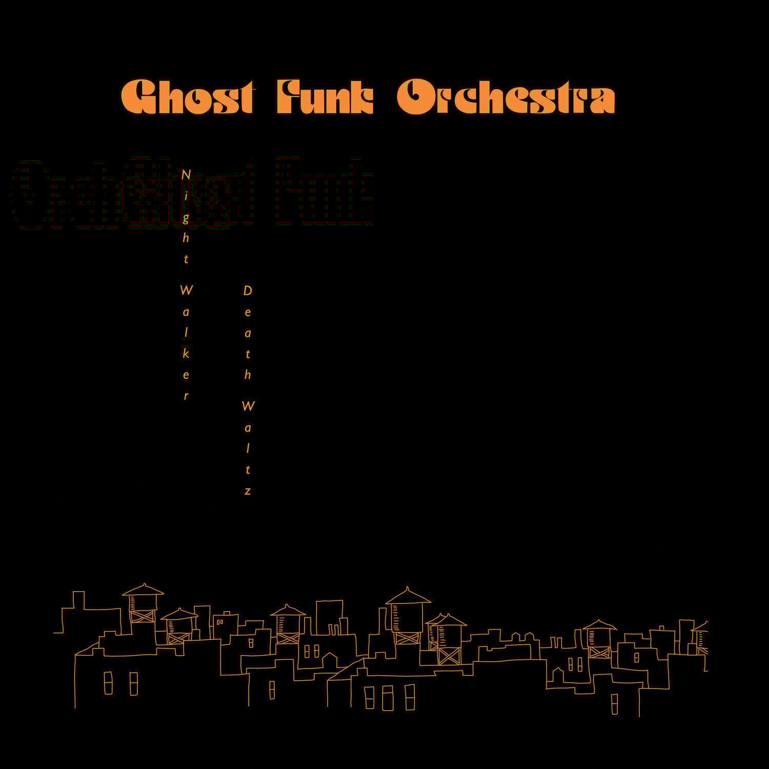 LP ploča Ghost Funk Orchestra - Night Walker / Death Waltz (Indie Exclusive Edition) (Red Coloured) (LP)