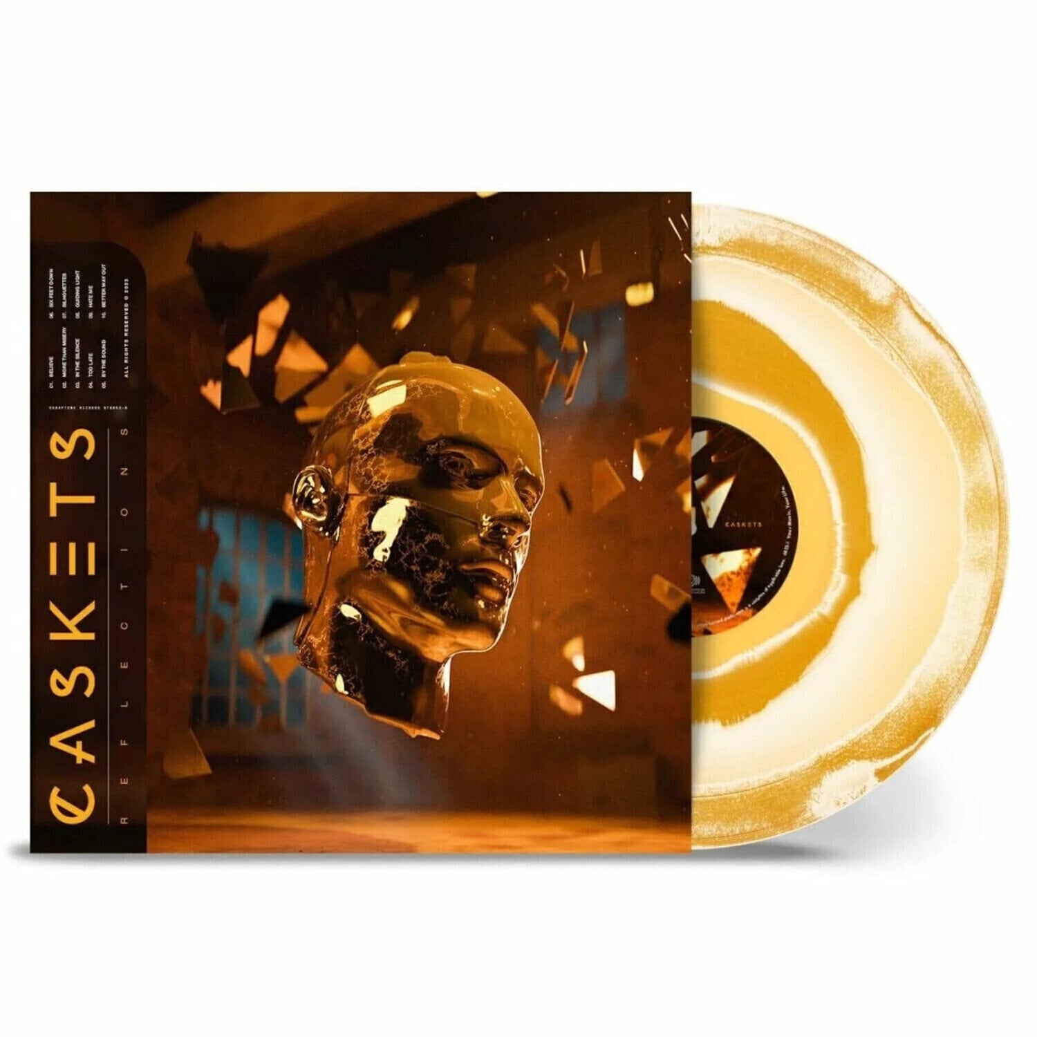 Грамофонна плоча Caskets - Reflections (Limited Edition) (Orange & White Corona Coloured) (LP)