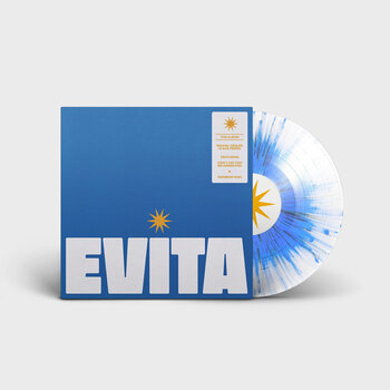 Vinylskiva Rachel Zegler & Andrew Lloyd Webber - Evita - The Album (Blue Splatter On Clear Coloured) (LP) - 1