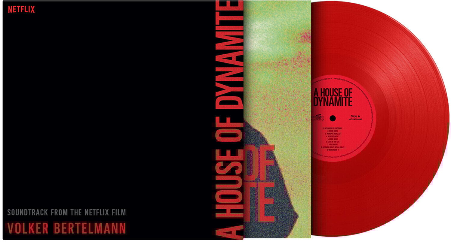 Vinylskiva Volker Bertelmann - A House Of Dynamite (Hauschka) (Limited Edition) (Red Coloured) (LP)